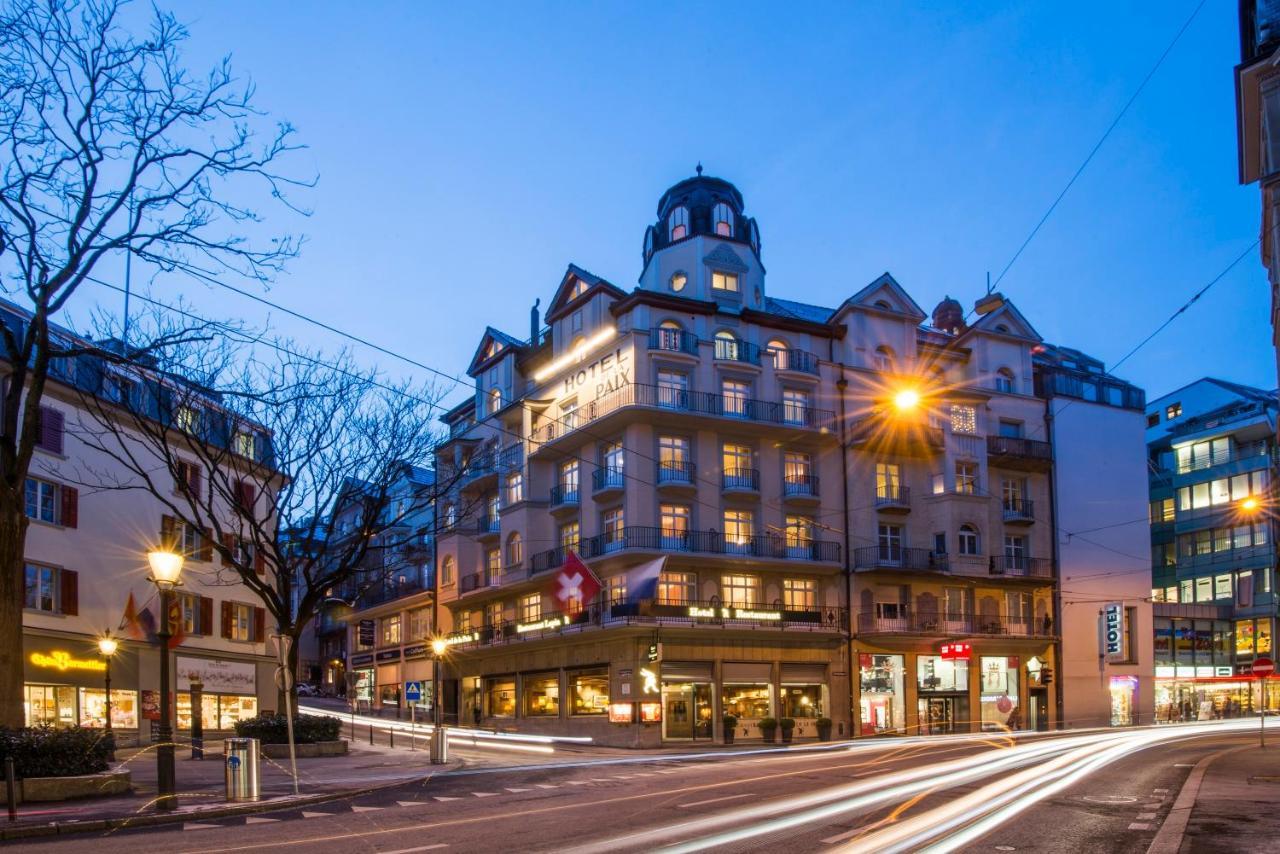 Hotel De La Paix Люцерн Экстерьер фото